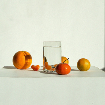 Q DE BOUTEILLES 4 long drink glasses - 2 colors