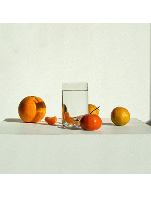 Q DE BOUTEILLES 4 long drink glasses - 2 colors