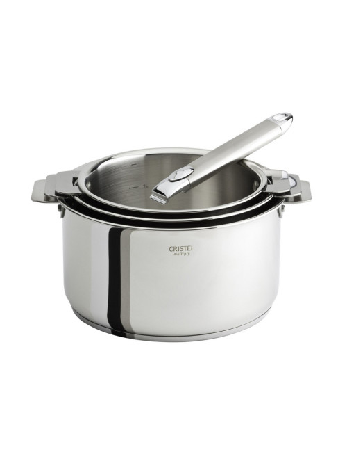 Cristel Casteline 12 pieces Cooking Set stainless steel