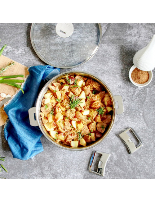 CRISTEL Casteline Sauté Pan + Lid - 4 Sizes