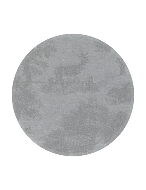Le Jacquard Français 4 Souveraine round placemats - 3 colors