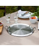 Grill Plancha stainless steel 34cm Cristel