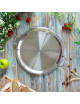 Grill Plancha stainless steel 34cm Cristel