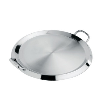 Grill Plancha stainless steel 34cm Cristel