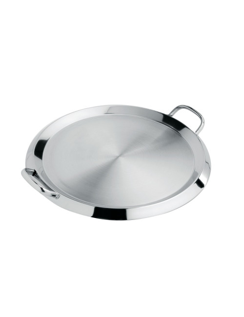 Plancha grill stainless steel with lid 34cm Cristel