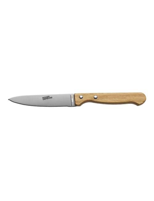 Roger Orfèvre Box of 6 oak steak knives - 2 finishes