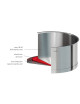 Cristel Strate sauté pan stainless steel - 4 sizes