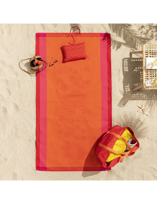 Le Jacquard Français Monoï cotton beach towel - 2 colors