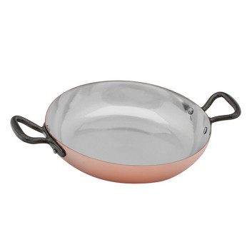 Baumalu tinned copper round dish - 2 sizes
