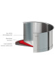 Cristel Strate saucepan stainless steel - 4 sizes