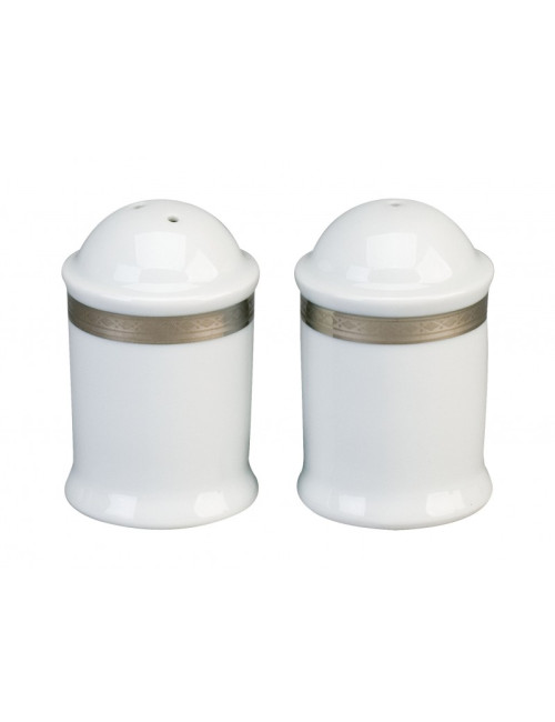 Deshoulières Versailles platine salt and pepper shakers