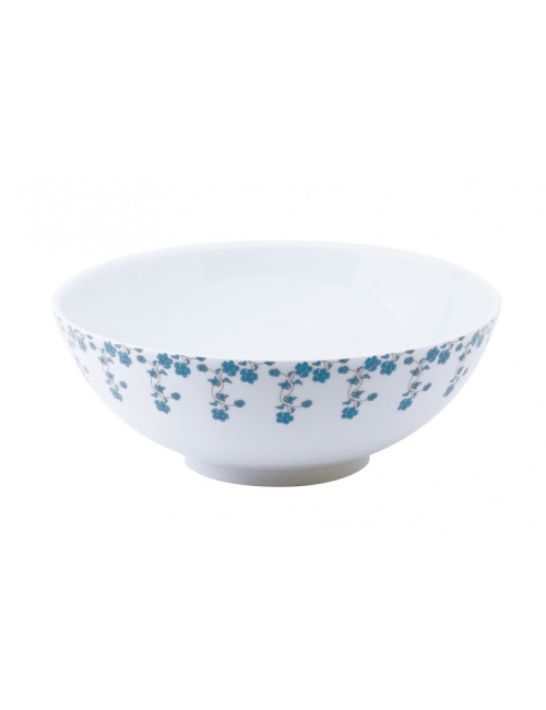 Deshoulières Blue Flowers Fleurs bleues Salad Bowl 250cl