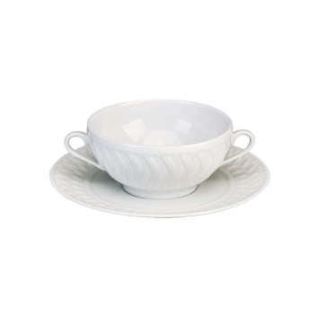 Deshoulières Louisiana 6 broth bowls and saucers