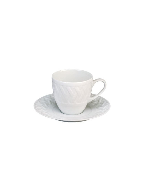 Deshoulières Louisiana 6 cups and saucers - 4 capacities