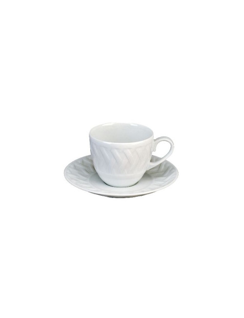 Deshoulières Louisiana 6 cups and saucers - 4 capacities