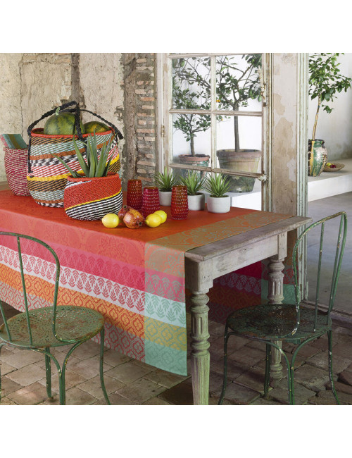 Le Jacquard Français Bastide Cotton Coated Tablecloth - 2 colors