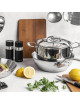 De Buyer Affinity stewpot stainless steel with lid - 4 sizes