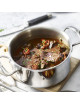 De Buyer Affinity stewpot stainless steel with lid - 4 sizes