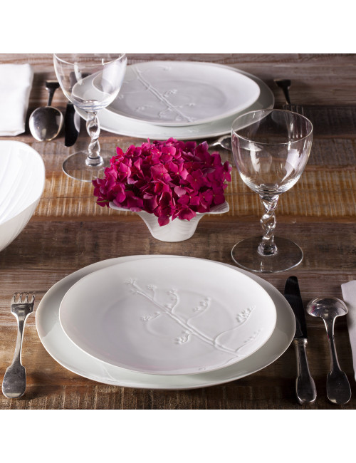 Jacques Pergay 6 Arborescence porcelain plates - 3 sizes