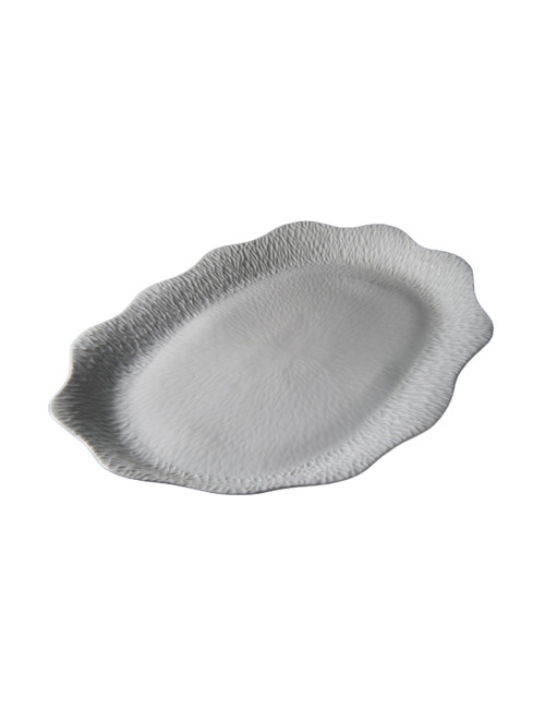 Jacques Pergay Smock porcelain oval dish