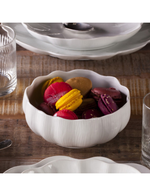Jacques Pergay 6 porcelain Pumpkin bowls