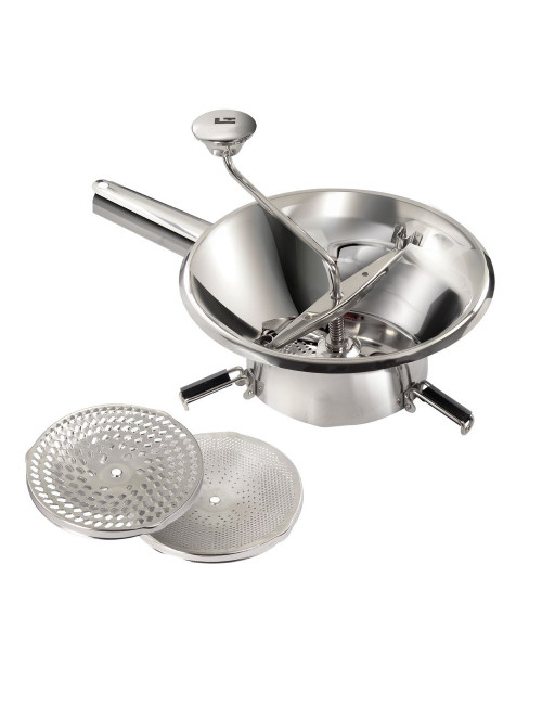 Stainless steel vegetable mill 24 cm - 3 grids
