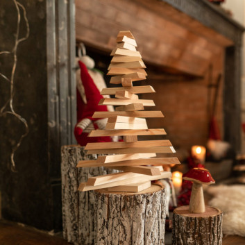 MON SAPIN WOODY Small wooden Christmas tree - 2 sizes