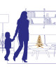 MON SAPIN WOODY Small wooden Christmas tree - 2 sizes