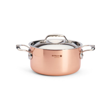 De Buyer Inocuivre stewpot with lid  - 4 sizes