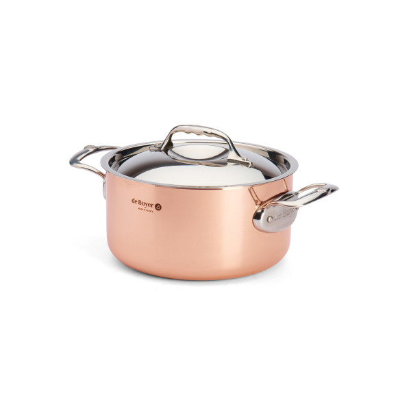 De Buyer Inocuivre stewpot with lid  - 4 sizes