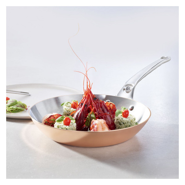 De Buyer Inocuivre stainless steel copper frying pan - 3 sizes
