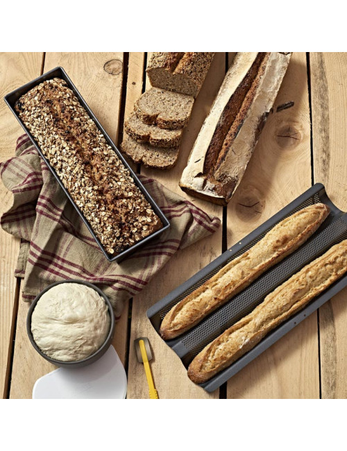 De Buyer Homebread baguette and bread box set