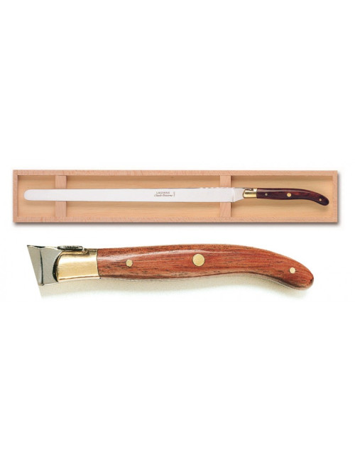Claude Dozorme Salmon knife exotic wood