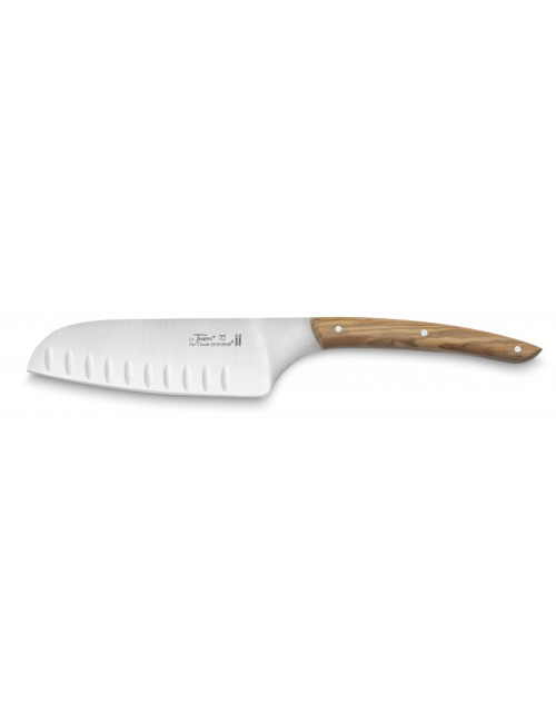 Claude Dozorme 13cm honeycomb Santoku knife - 2 colors