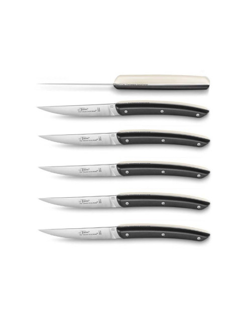 Box of 6 Claude Dozorme x Thomas Bastide Shadow knives - 5 colors