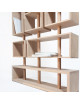 Drugeot Manufacture 3 MATS bookcase in solid oak