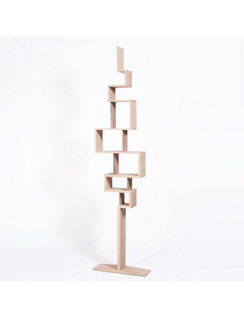 Drugeot Manufacture Glycine bookcase in solid oak