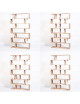Drugeot Manufacture Bibliofleur bookcase in solid oak