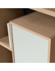 Drugeot Manufacture Mixage 100 solid oak bookcase - 14 colors