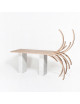 Drugeot Manufacture Desk Rebelle marble and solid oak