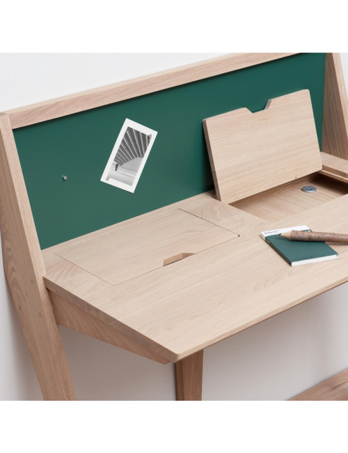 Drugeot Manufacture Compas solid oak desk - 14 colors