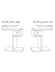 Drugeot Manufacture Glycine solid oak bedside table - 14 colors