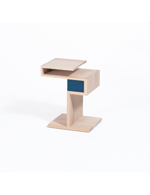 Drugeot Manufacture Glycine solid oak bedside table - 14 colors