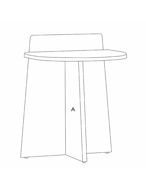 Drugeot Manufacture Bedside table Egée solid oak - 14 colors