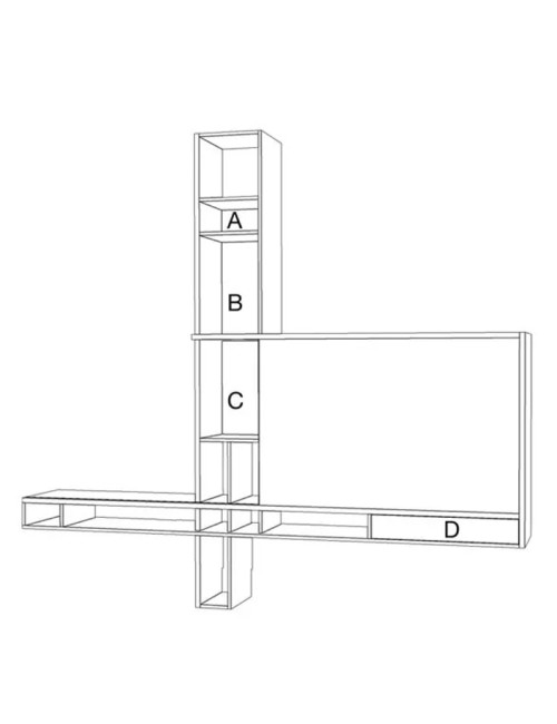Drugeot Manufacture Ortho solid oak TV stand - 14 colors