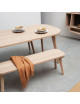 Drugeot Manufacture Aronde Dining table solid oak - 3 sizes