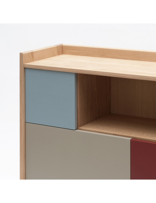 Drugeot Manufacture Chiffonier Bric 90 solid oak - 14 colors