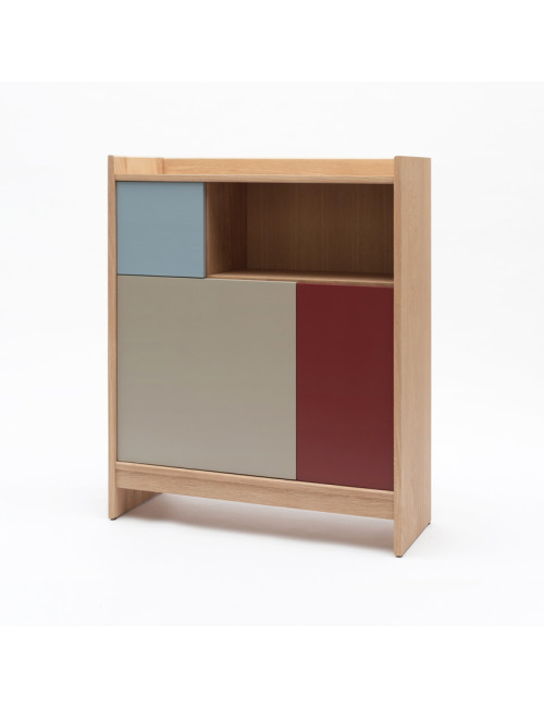 Drugeot Manufacture Chiffonier Bric 90 solid oak - 14 colors