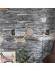 Drugeot Manufacture Dernier coup d'oeil shelf solid oak - 14 colors