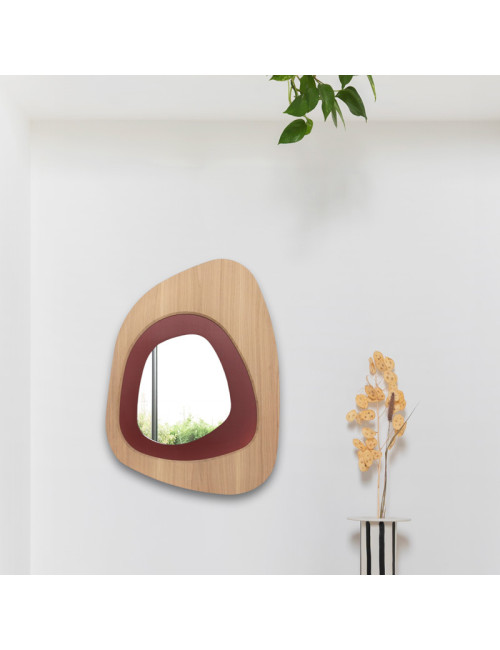 Drugeot Manufacture Galet Mirror solid oak - 14 colors